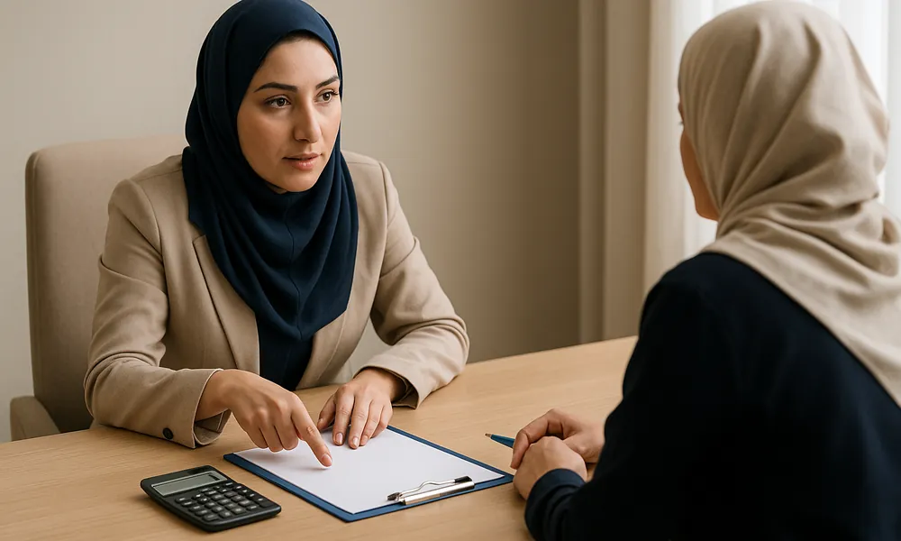 گفتوگوی حرفهای درباره هزینهها با ماشینحساب روی میز