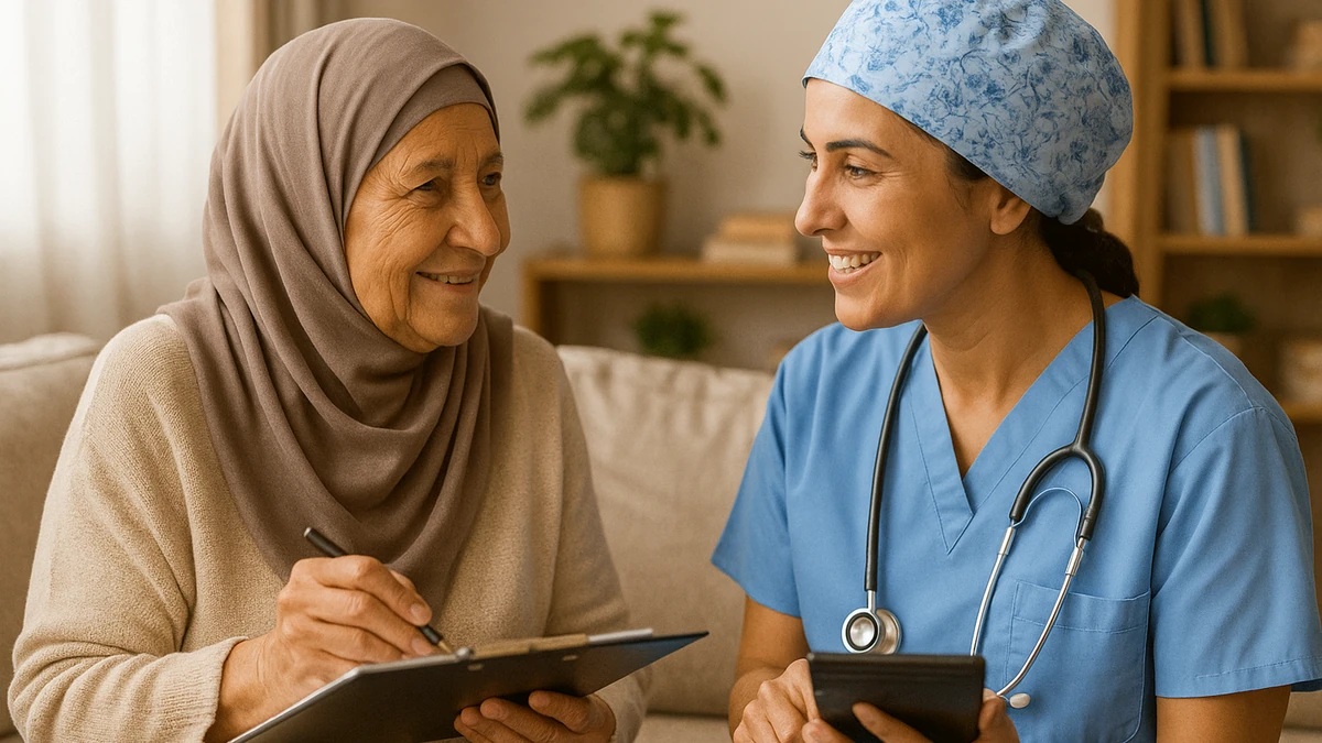 مراحل سفارش پرستار سالمند؛ تکمیل فرم و دریافت مشاوره قیمت